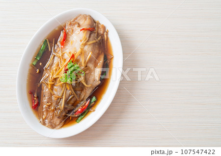 Steamed Fish with Soy Sauce Steamed Fish with Soy Sauce 107547422