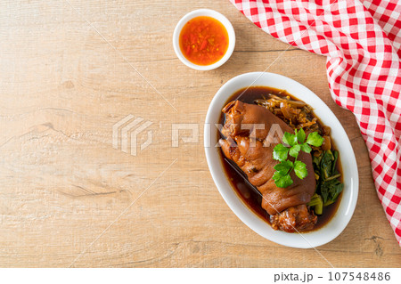 Stewed Pork Knuckle or Stewed Pork Leg 107548486