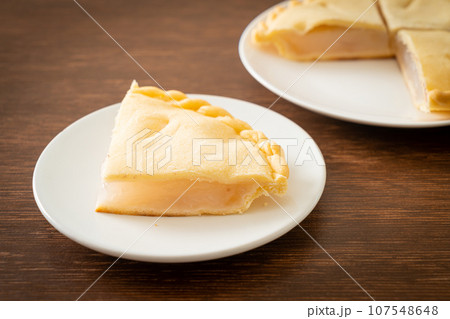 Toddy palm pies on plate Toddy palm pies on plate 107548648