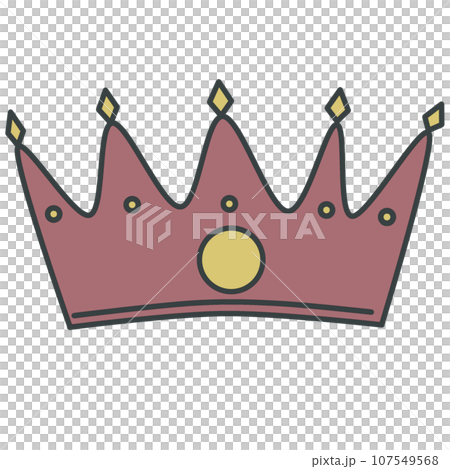 clip art of red crown 107549568
