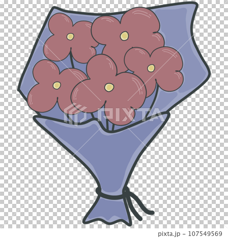 clip art of bouquet flower 107549569