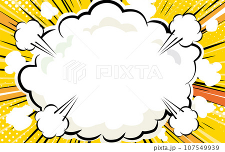 漫画 コミック 集中線 放射線 背景イラスト 漫画 コミック 集中線 放射線 背景イラスト 107549939
