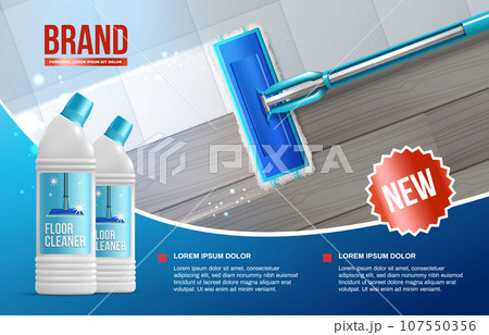 Cleaning Agent Advertising Background 107550356