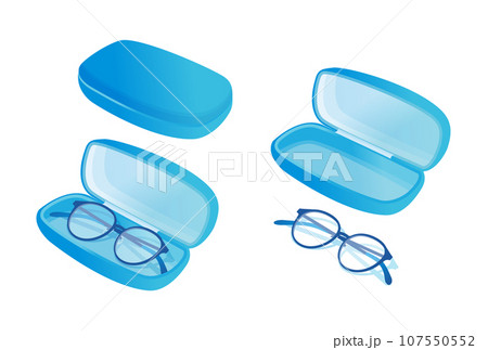 メガネケースのイラスト 107550552