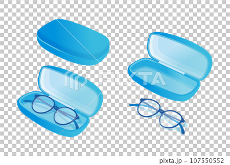 メガネケースのイラスト 107550552