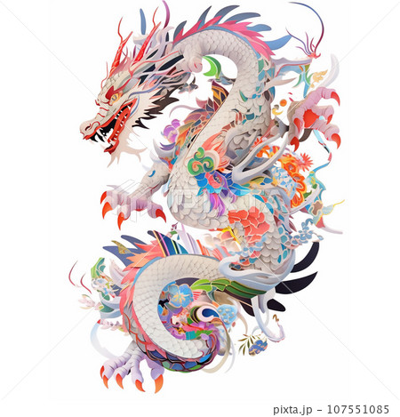 龍のイラスト AI生成画像のイラスト素材 [107551085] - PIXTA