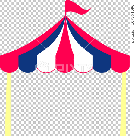 トリコロールのマルシェ用のテント トリコロールのマルシェ用のテント 107551096