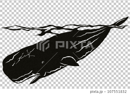 Illustration of a whale that looks like a submarine 107551832