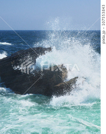 荒波の春の城ヶ島 自然風景 荒波の春の城ヶ島 自然風景 107553843