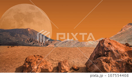 Red Mars planet Red Mars planet 107554408