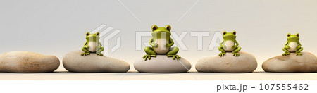 コルクのカエルさん(3D) コルクのカエルさん(3D) 107555462