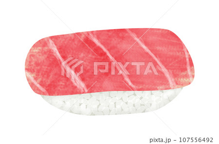 和食　寿司　にぎり寿司　握り寿司　鮨　マグロ　中トロ 107556492