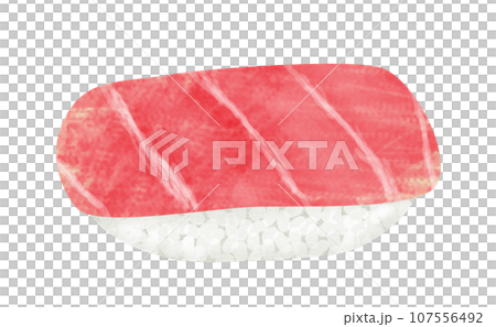 和食　寿司　にぎり寿司　握り寿司　鮨　マグロ　中トロ 107556492