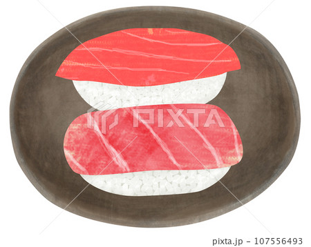 和食　寿司　にぎり寿司　握り寿司　鮨　マグロ　中トロ　赤身　セット 107556493