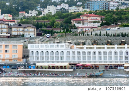 Evening Yalta view from the ship. July 2019 107556903