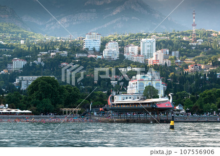 Evening Yalta view from the ship. July 2019 Evening Yalta view from the ship. July 2019 107556906