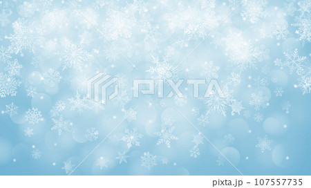 Christmas background of snowflakes with bokeh effect Christmas background of snowflakes with bokeh effect 107557735