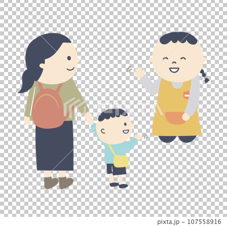 幼兒園老師說再見的插圖 107558916