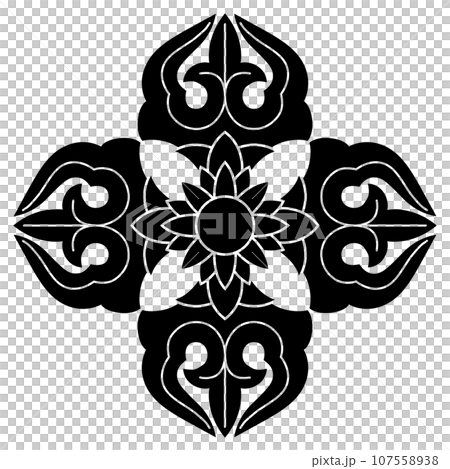 這是一個家族徽章。它被稱為真言宗獨光。 這是一個家族徽章。它被稱為真言宗獨光。 107558938