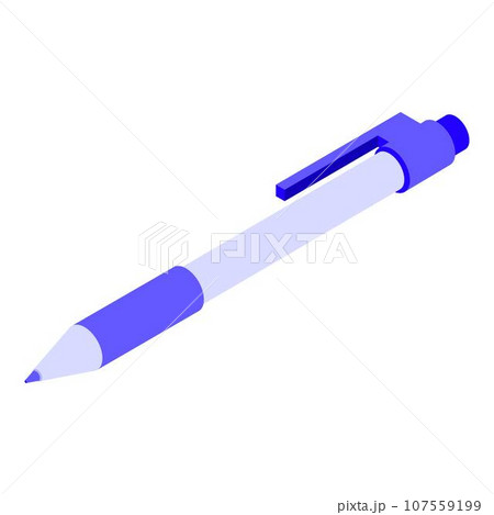 Classic pen icon. Isometric of classic pen vector icon for web design isolated on white background Classic pen icon. Isometric of classic pen vector icon for web design isolated on white background 107559199