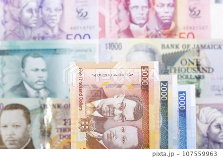 Jamaican dollar a business background Jamaican dollar a business background 107559963