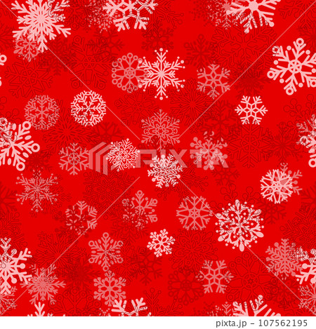 Seamless pattern of snowflakes Seamless pattern of snowflakes 107562195