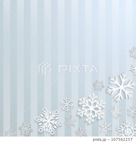 Christmas background with snowflakes 107562257