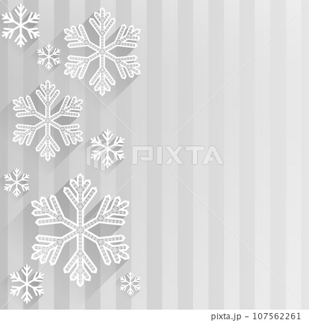 Christmas background with snowflakes 107562261
