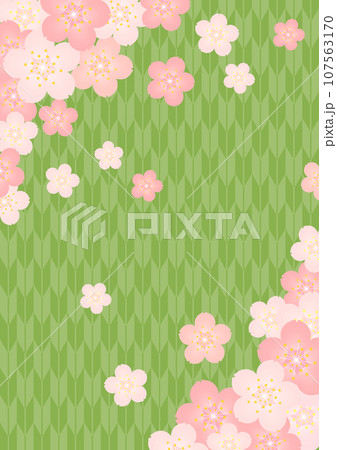 和柄の背景 矢絣 和柄の背景 矢絣 107563170