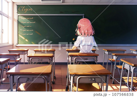 教室　jjgirls 学校の教室の写真・画像素材[988038]-Snapmart（スナップマート）