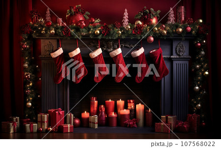 クリスマスのデコレーション クリスマスのデコレーション 107568022