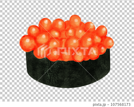 Japanese food sushi nigiri sushi nigiri sushi sushi sushi salmon roe 107568173