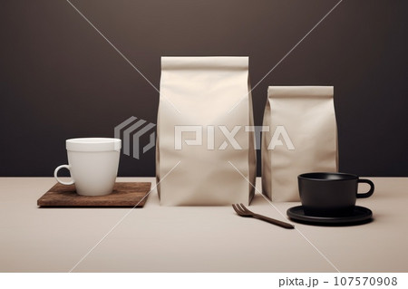 Mockup of Coffee Packaging Coffee Brand 107570908
