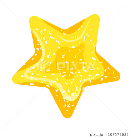 Jelly star icon. Cartoon of jelly star vector icon for web design isolated on white background Jelly star icon. Cartoon of jelly star vector icon for web design isolated on white background 107572683