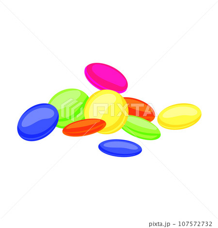 Sweet candy icon. Cartoon of sweet candy vector icon for web design isolated on white background Sweet candy icon. Cartoon of sweet candy vector icon for web design isolated on white background 107572732