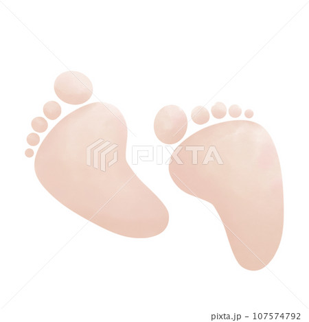 children's footprints 107574792