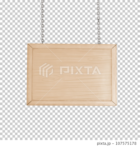 wooden signのイラスト素材 [107575178] - PIXTA