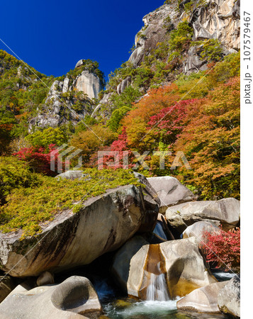 山梨_昇仙峡の紅葉絶景 山梨_昇仙峡の紅葉絶景 107579467