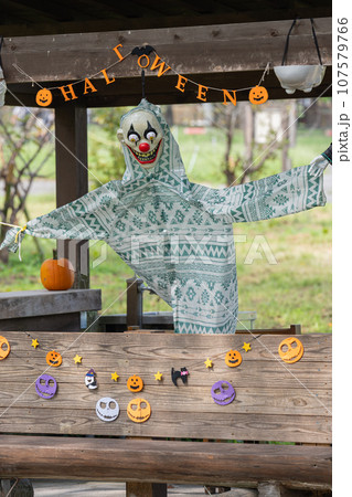 ハロウィンの飾り付け ハロウィンの飾り付け 107579766
