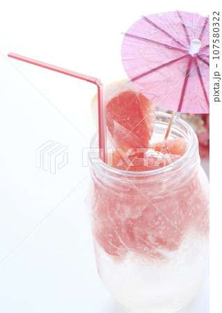 メイソンジャーdeピンクグレープフルーツジュース メイソンジャーdeピンクグレープフルーツジュース 107580322