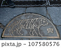 伊香保温泉の階段の干支 107580576