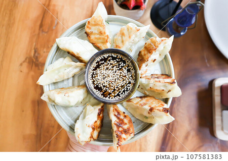 chinese dumpling, dumpling or wonton or fried wonton chinese dumpling, dumpling or wonton or fried wonton 107581383