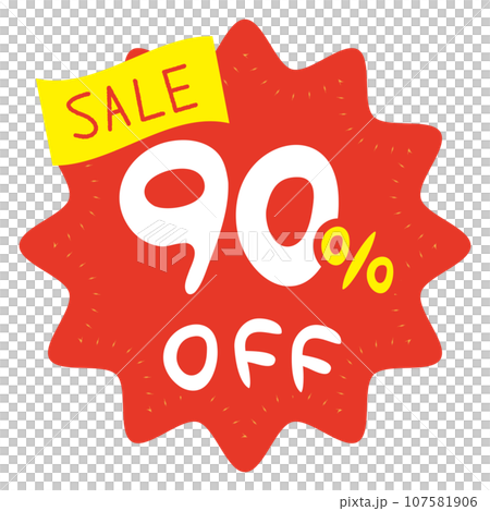 90% OFF sale icon 90% OFF sale icon 107581906