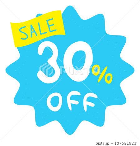 30%OFF セールアイコン 30%OFF セールアイコン 107581923