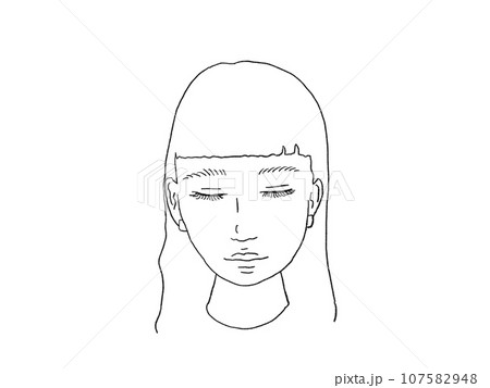 まつげサロンでまつエクをした女の子 107582948