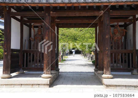 神戸 須磨寺 仁王門と参道(初秋) 神戸 須磨寺 仁王門と参道(初秋) 107583664