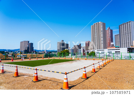 建設工事が進むリニア中央新幹線 神奈川県駅 神奈川県相模原市 建設工事が進むリニア中央新幹線 神奈川県駅 神奈川県相模原市 107585971