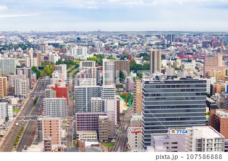 【仙台市】AER 展望テラスから東側の風景 107586888
