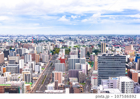 【仙台市】AER 展望テラスから東側の風景 【仙台市】AER 展望テラスから東側の風景 107586892