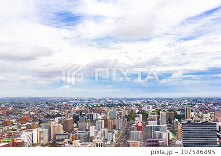 【仙台市】AER 展望テラスから東側の風景 107586895
